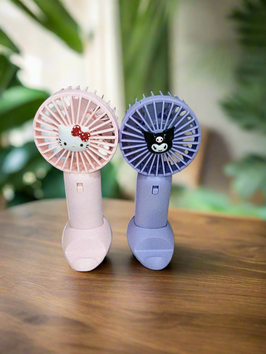 Kuromi Theme Rechargeable Fan